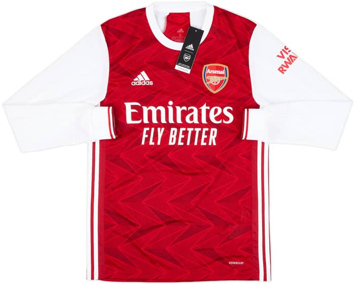 2020-21 Arsenal Home L/S Shirt Saka #7 (S)