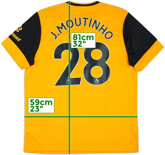 2020-21 Wolves Home Shirt J.Moutinho #28 (XL)