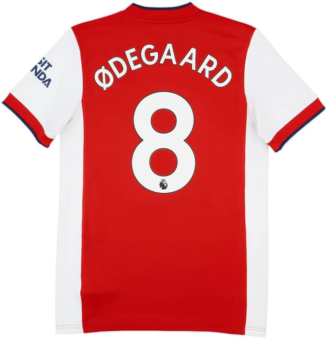 2021-22 Arsenal Home Shirt Odegaard #8 - 10/10 - (S)