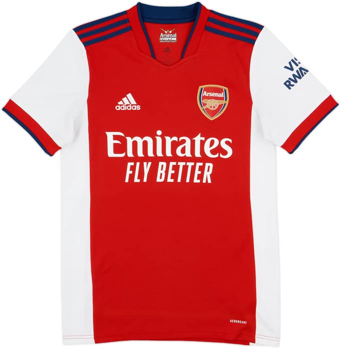2021-22 Arsenal Home Shirt Odegaard #8 - 10/10 - (S)