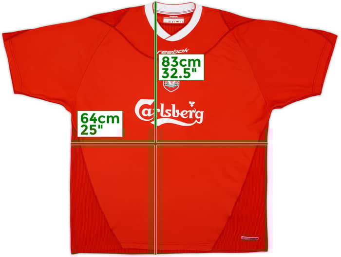 2002-04 Liverpool Home Shirt Owen #10 - 9/10 - (XL)