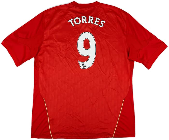 2010-12 Liverpool Home Shirt Torres #9 - 7/10 - (XXL)