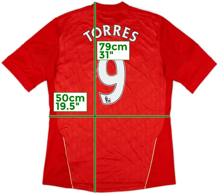 2010-12 Liverpool Home Shirt Torres #9 - 5/10 - (M)