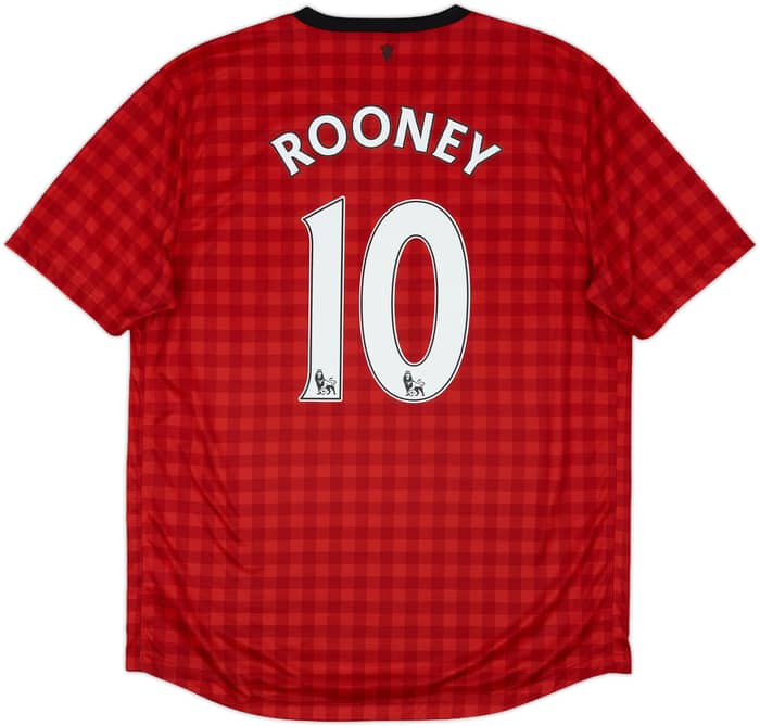 2012-13 Manchester United Home Shirt Rooney #10 - 4/10 - (L)