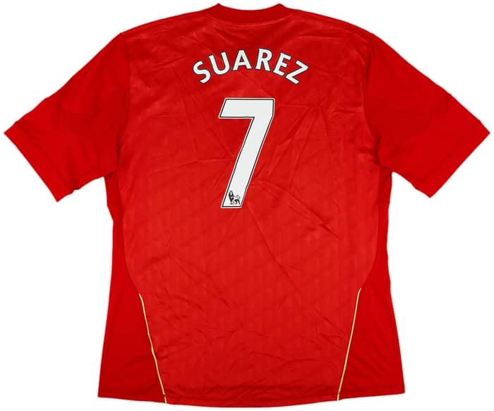 2010-12 Liverpool Home Shirt Suarez #7 - 7/10 - (XL)