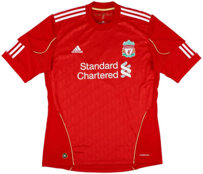 2010-12 Liverpool Home Shirt Suarez #7 - 8/10 - (L)