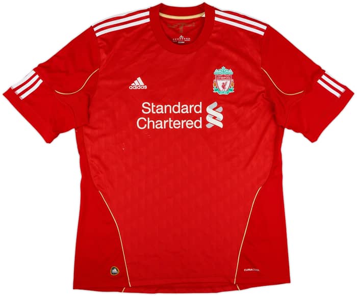 2010-12 Liverpool Home Shirt Suarez #7 - 6/10 - (XXL)