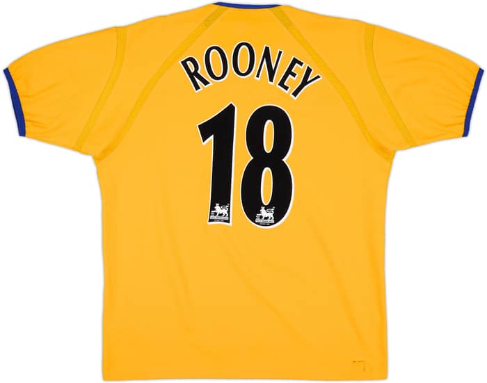 2003-04 Everton Away Shirt Rooney #18 - 8/10 - (L)