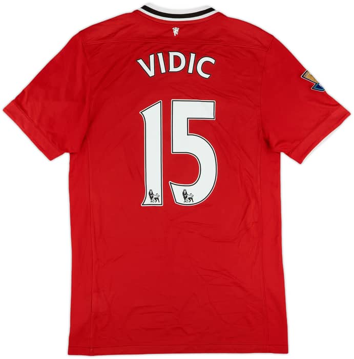 2011-12 Manchester United Home Shirt Vidic #15 - 5/10 - (S)