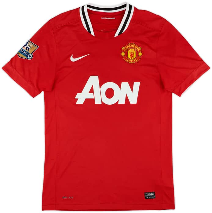 2011-12 Manchester United Home Shirt Vidic #15 - 5/10 - (S)