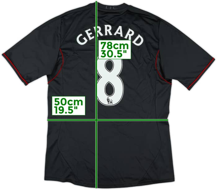 2011-12 Liverpool Away Shirt Gerrard #8 - 6/10 - (M)