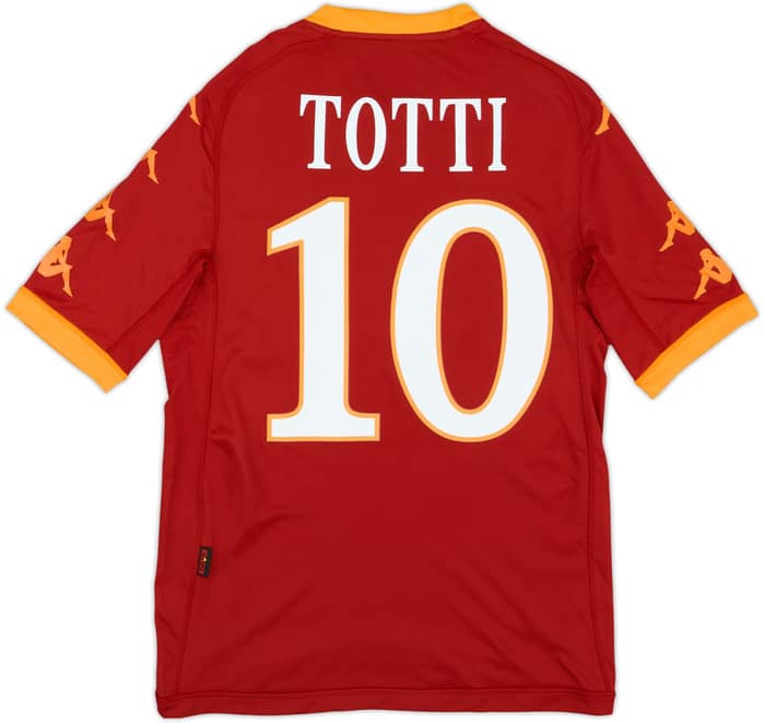 2010-11 Roma Home Shirt Totti #10 - 10/10 - (M)