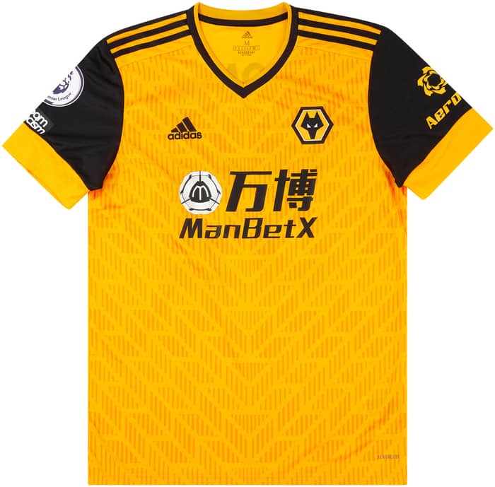 2020-21 Wolves Match Issue Home Shirt Dendoncker #32
