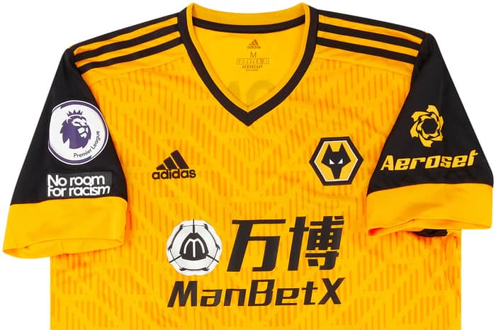 2020-21 Wolves Match Issue Home Shirt Dendoncker #32