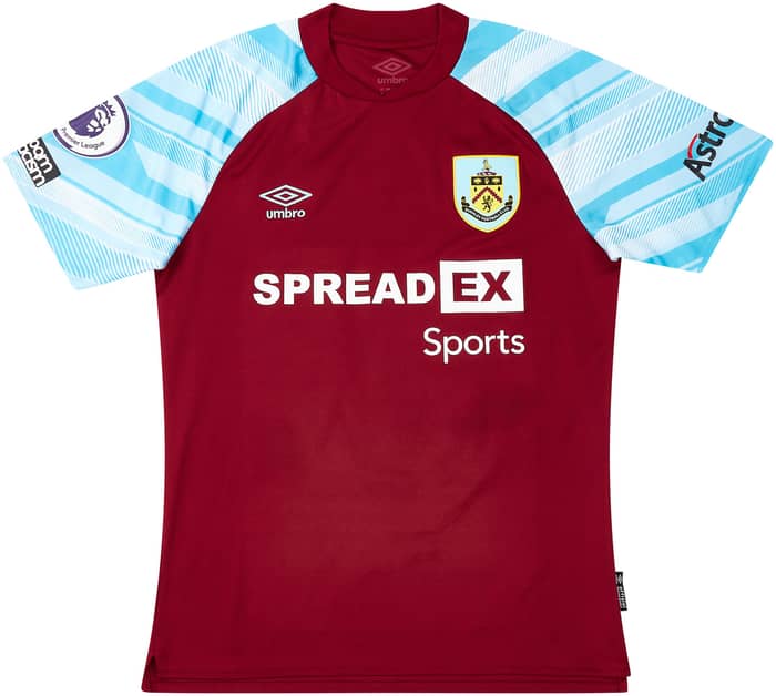 2021-22 Burnley Match Issue Home Shirt Westwood #18