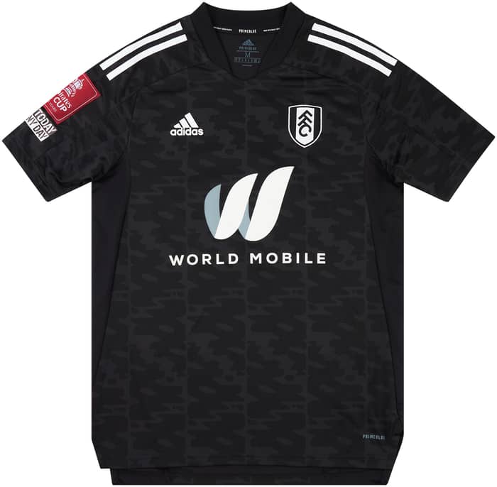 2021-22 Fulham Match Issue FA Cup Away Shirt Chalobah #12