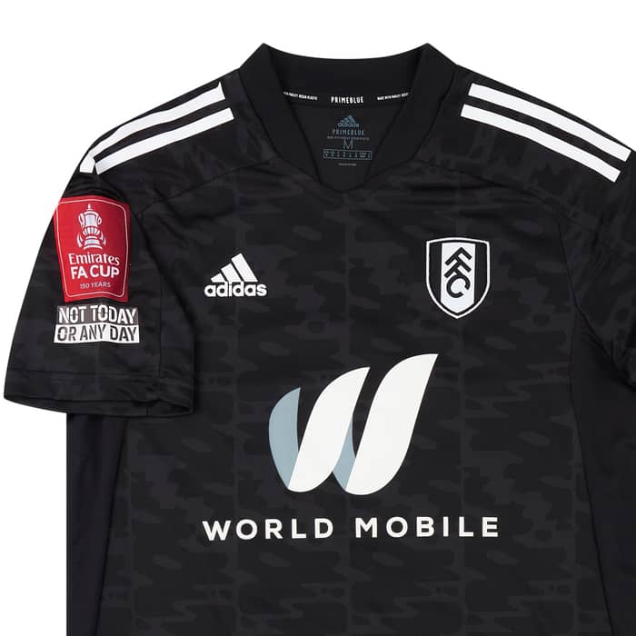 2021-22 Fulham Match Issue FA Cup Away Shirt Chalobah #12