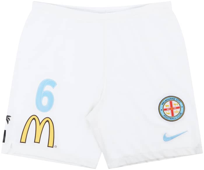 2018-19 Melbourne City Match Worn Home Shorts (Very Good)