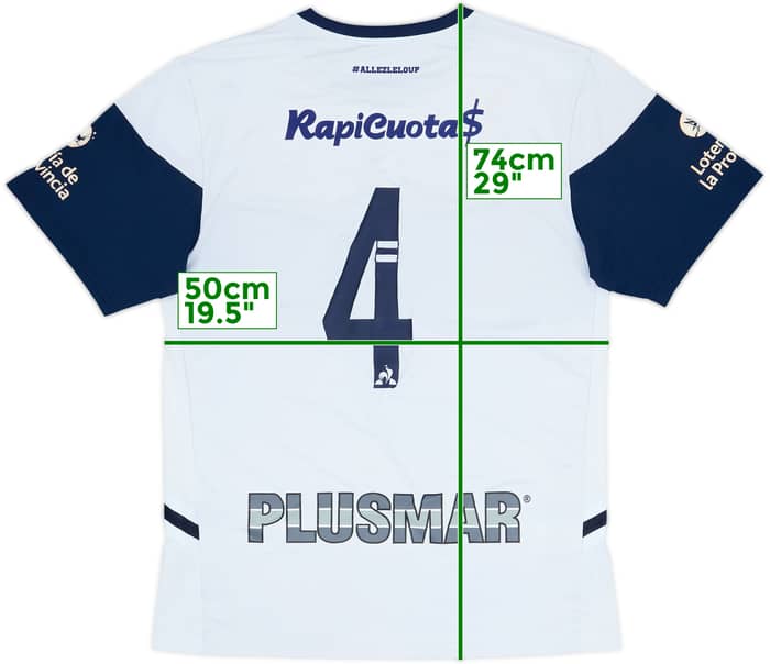 2019-20 Gimnasia y Esgrima La Plata Home Shirt #4 - 6/10 - (L)