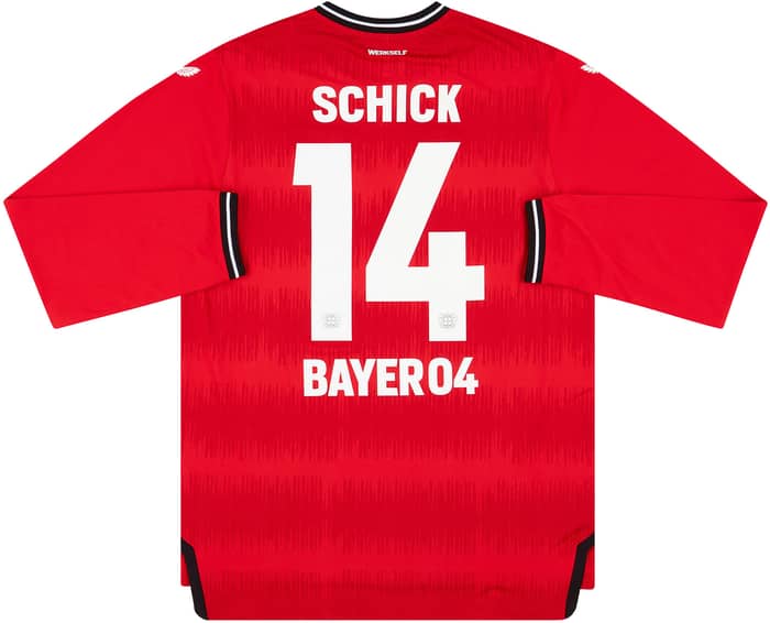 2022-23 Bayer Leverkusen Player Issue Pro Home L/S Shirt Schick #14