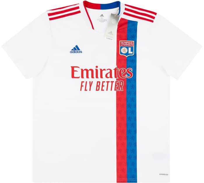2021-22 Lyon Home Shirt Aouar #8