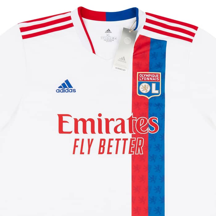 2021-22 Lyon Home Shirt Aouar #8