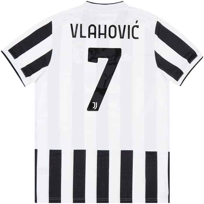 2021-22 Juventus Home Shirt Vlahović #7