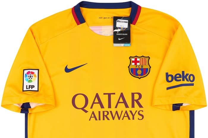2015-16 Barcelona Away Shirt Messi #10 - NEW - (L)
