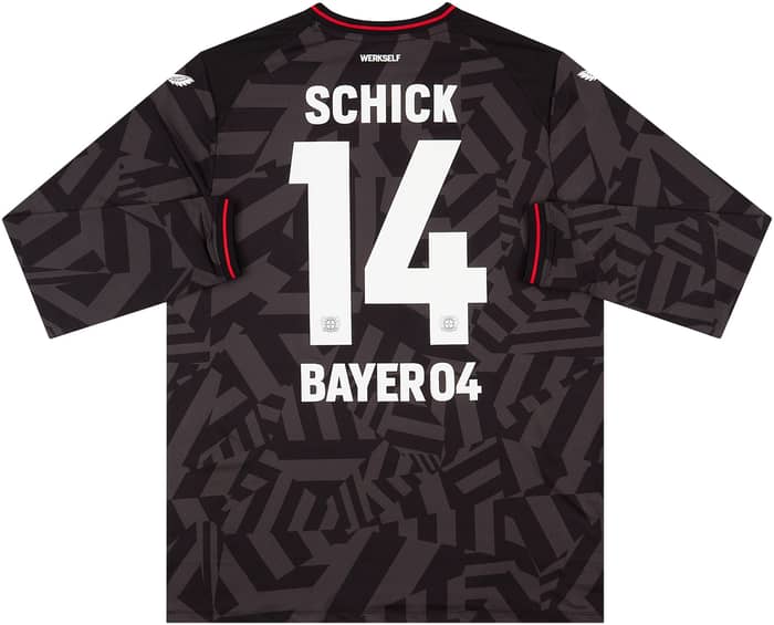 2022-23 Bayer Leverkusen Player Issue Pro Away L/S Shirt Schick #14
