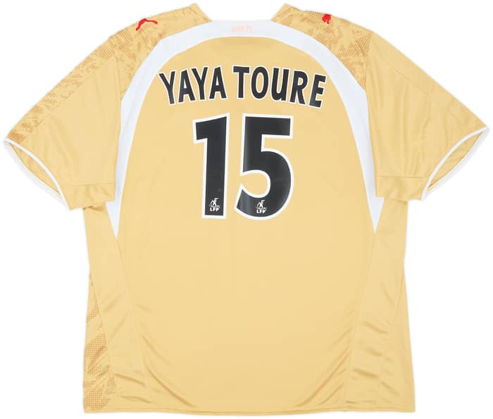 2006-07 Monaco Away Shirt Yaya Toure #15 - 9/10 - (XXL)
