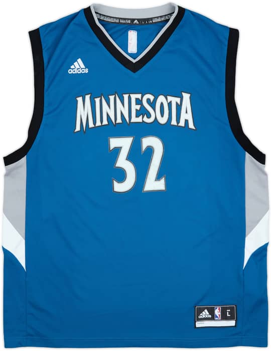 2015-17 Minnesota Timberwolves Towns #32 adidas Away Jersey - 5/10 - (L)