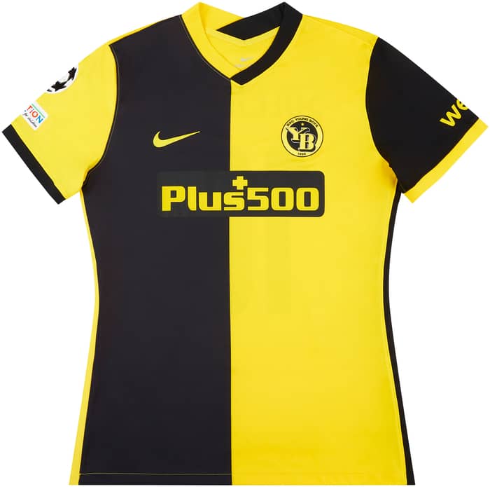 2021-22 BSC Young Boys Match Issue Champions League Home Shirt Sulejmani #10