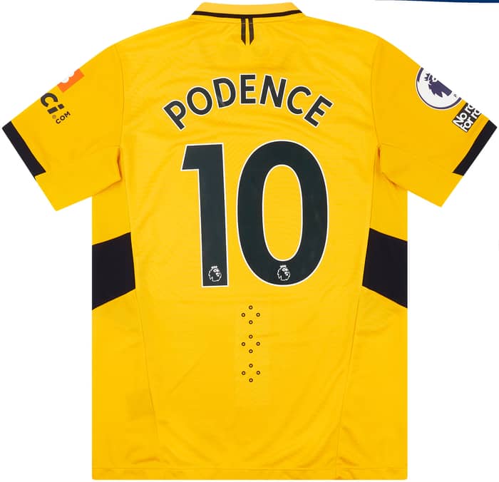 2021-22 Wolves Match Issue Home Shirt Podence #10  