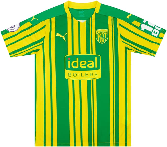 2020-21 West Brom Match Issue Away Shirt Furlong #2 (v Manchester United)