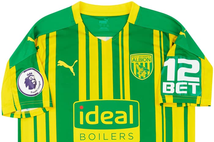 2020-21 West Brom Match Issue Away Shirt Furlong #2 (v Manchester United)