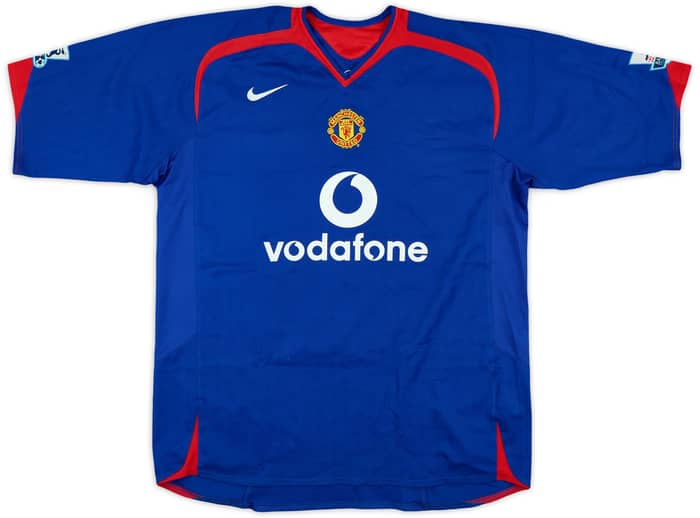 2005-06 Manchester United Away Shirt Smith #14 - 7/10 - (XL)