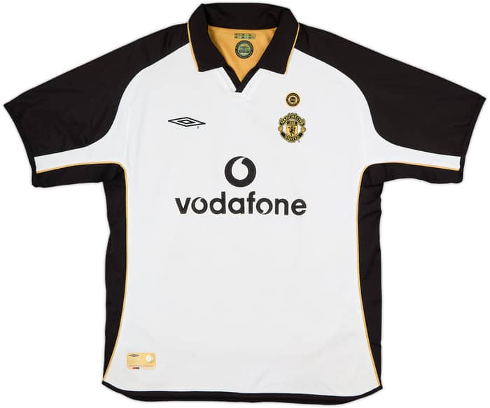 2001-02 Manchester United Centenary Away/Third Shirt Beckham #7 - 6/10 - (XL)