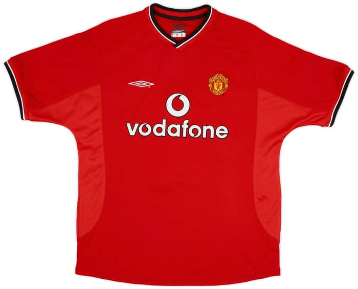 2000-02 Manchester United Home Shirt Beckham #7 - 8/10 - (S)