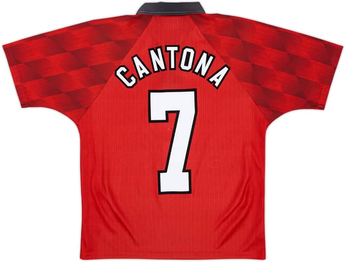 1996-98 Manchester United Camiseta Local Cantona #7 - 9/10 - (Y)