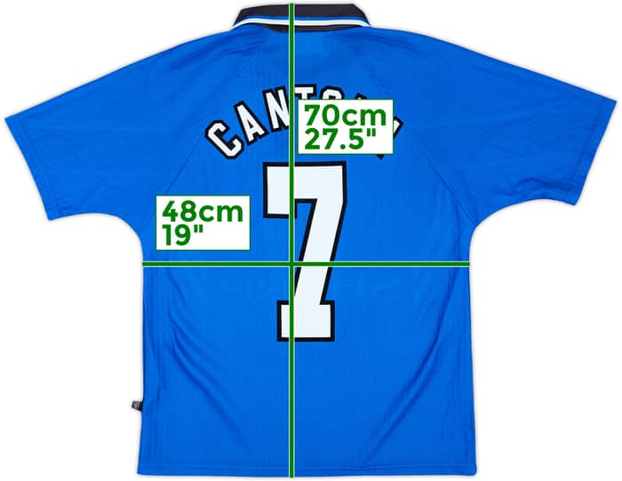 1996-98 Manchester United Tercera Camiseta Cantona #7 - 8/10 - (Y)