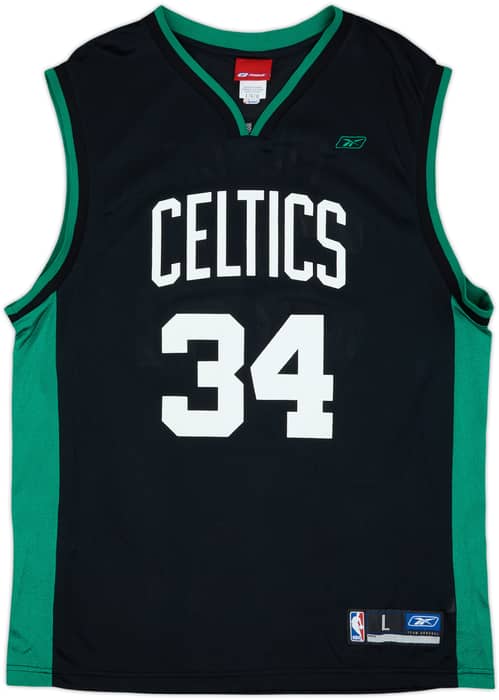 2002-06 Boston Celtics Pierce #34 Reebok Alternate Jersey - 8/10 - (L)
