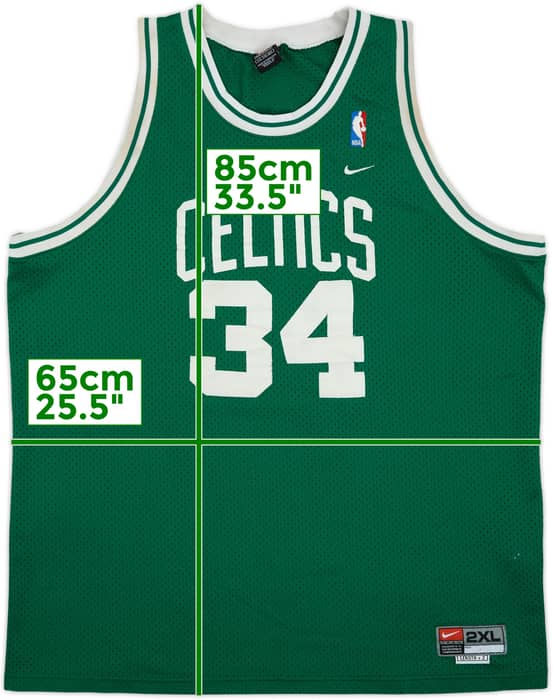 2000-04 Boston Celtics Pierce #34 Nike Swingman Away Jersey - 6/10 - (XXL)