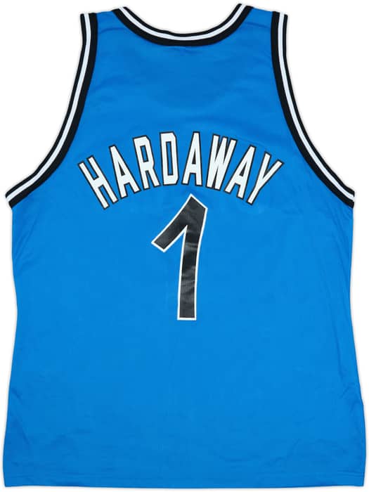 1995-98 Orlando Magic Hardaway #1 Champion Away Jersey - 9/10 - (XL)