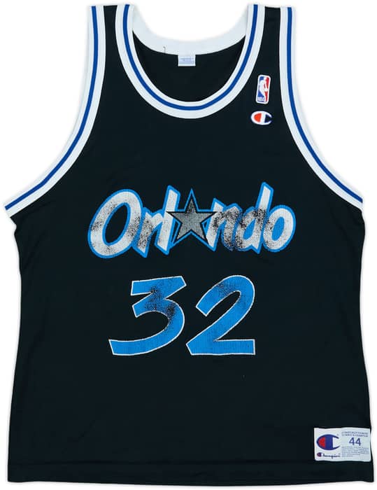 1995-96 Orlando Magic O'Neal #32 Champion Alternate Jersey - 4/10 - (L)