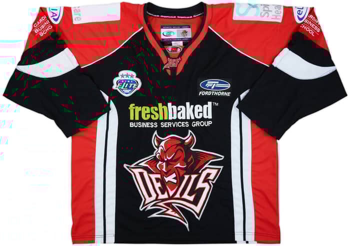 2009-10 Cardiff Devils CH Sports Home Jersey - 8/10 - (M)