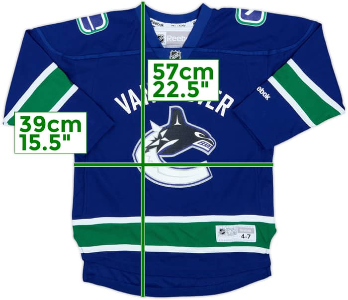 2011-17 Vancouver Canucks Reebok Replica Home Jersey - 8/10 - (5-6 Years)