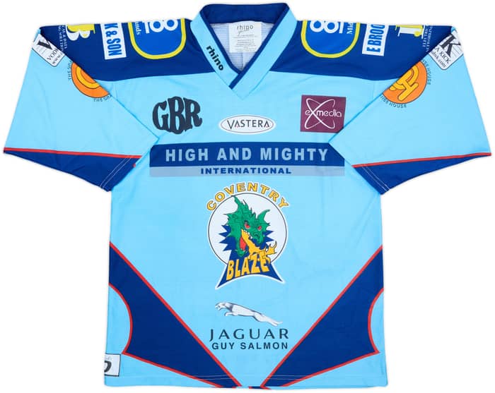 2003-04 Coventry Blaze Poirier #32 Rhino Home Jersey - 9/10 - (M)