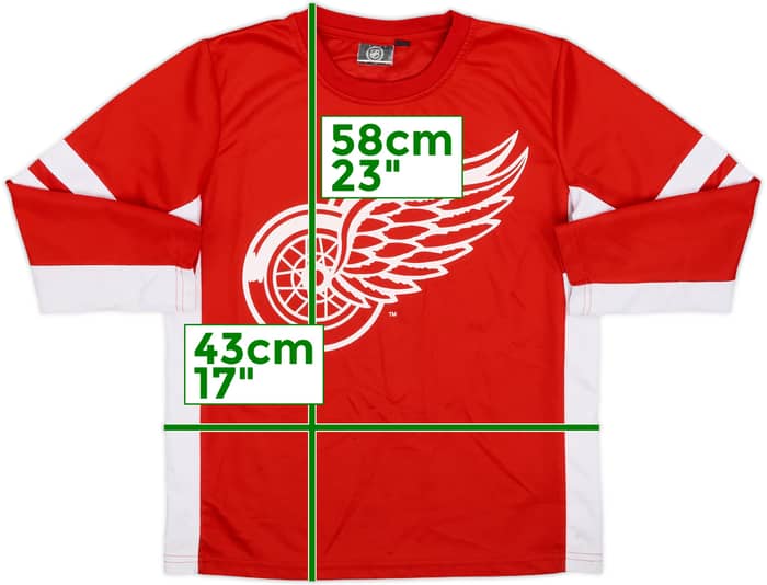 2010s Detroit Red Wings NHL Jersey Tee - 7/10 - (S.Boys)