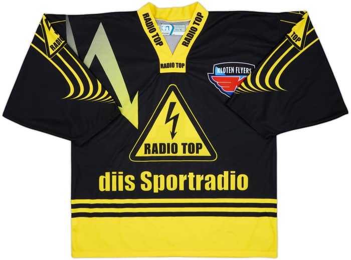 2008-09 Kloten Flyers Radio Top Nordgren #14 Ochsner Hockey Alternate Jersey - 9/10 - (XL)