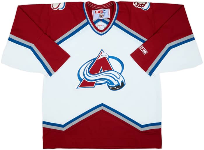 1995-96 Colorado Avalanche CCM Home Jersey - 8/10 - (L)